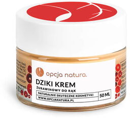 Opcja Natura Dziki krem do rąk z żurawiną