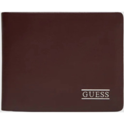 GUESS Brązowy portfel męski New Bosto Bifold