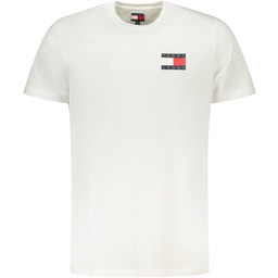 TOMMY HILFIGER MĘSKA KOSZULKA Z KRÓTKIM RĘKAWEM BIAŁA