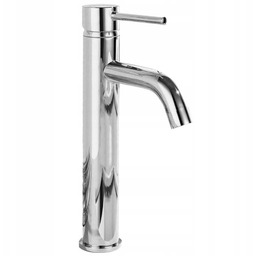 Bateria Umywalkowa Stojąca Rea Lungo Chrom Wysoka Nablatowa