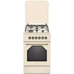 Kuchnia gazowo-elektryczna MPM Retro Designe MPM-56-KRM-14 kremowa