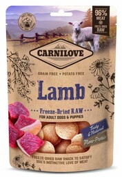 Carnilove Dog Freeze-Dried Snack Raw Monoprotein Lamb /