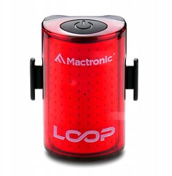Lampka rowerowa tylna Led Mactronic Loop microUSB