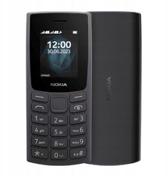 Nokia 105 2023 Dual Sim Czarna Klasyczny Telefon