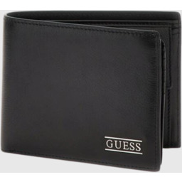 GUESS Czarny portfel męski New Bosto Bifold