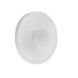 Lampa Ścienna Lindby, Nielson, ściemnialny, biały, salon, gips