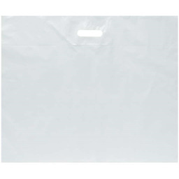 TORBA Foliowa Market BIAŁA 600x500x0,06 mm Reklamówka LDPE