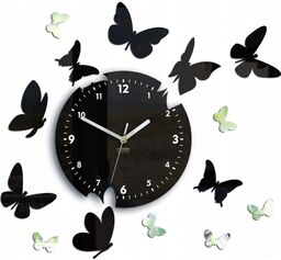 Zegar ścienny nowoczesny cichy do salonu lub sypialni