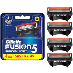 4X OSTRZA WKŁADY DO GOLARKI GILLETTE FUSION PROGLIDE