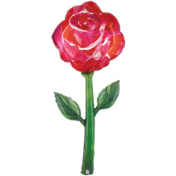 Balon foliowy duża róża - 64" - 1