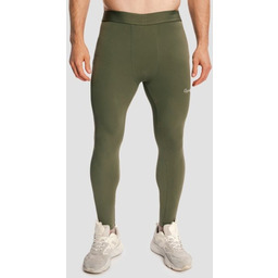 GymBeam Męskie legginsy Combat Olive Grey