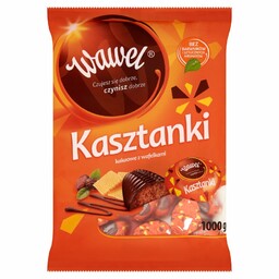 Wawel - Kasztanki cukierki kakaowe z wafelkami