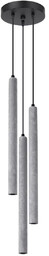 Lampa wisząca PASTELO 3P beton SL.1273 - Sollux