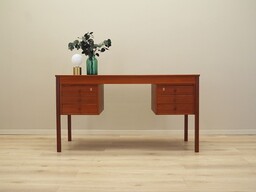 Pakamera Biurko tekowe, duński design, lata 70, produkcja:
