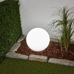 Lindby Lampa solarna LED Lago, Ø 30 cm,