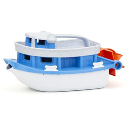 Niebiesko-biały statek do kąpieli łódź GTPDBA1343-Green Toys, statki