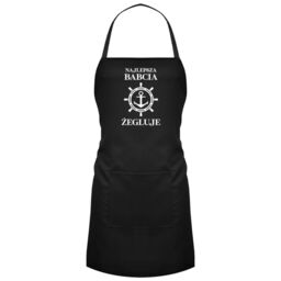 Najlepsza babcia żegluje - fartuch z nadrukiem