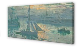 Obraz na płótnie Wschód słońca - Claude Monet