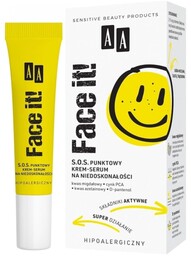 AA Face It! S.O.S. Punktowy Krem-Serum na niedoskonałości,