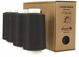 ŁUCZNIK Zestaw nici Regular 04.062 Czarny (4 sztuki)