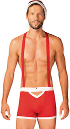 Obsessive Seksowny Mikołaj Komplet Męski Mr Claus -