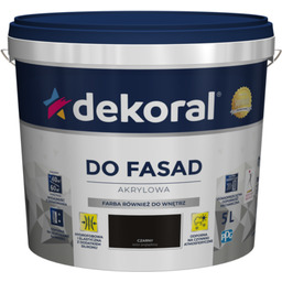 Farba DO FASAD Czarny 5 l Dekoral