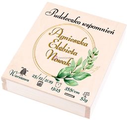 EKO pudełko wspomnień z nadrukiem UV - Pamiątka