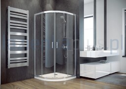 BESCO MP-80-185-G Besco Modern 185 kabina prysznicowa półokrągła