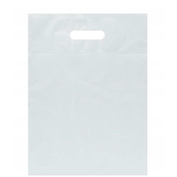 Torby Foliowe 30x40 BIAŁE 100szt Mocne Reklamówki MARKET