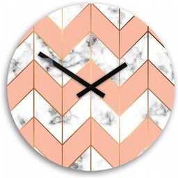 Zegar ścienny nowoczesny z cichym mechanizmem do salonu