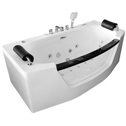 Wanna spa z hydromasażem przyścienna 170x85 cm MO-0075