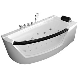 Wanna spa z hydromasażem narożna 170x85 cm MO-0076