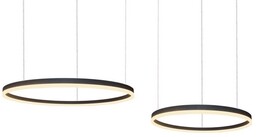 Azzardo Lampa ledowa wisząca Halo AZ4978 80+60 90W