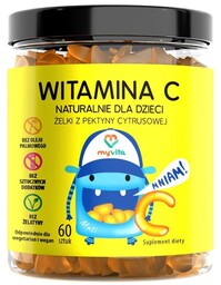 Witamina C Naturalne Żelki dla Dzieci, Myvita