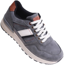 Szare męskie buty sportowe