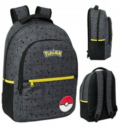 Safta Plecak Szkolny Młodzieżowy Jednokomorowy Pokemon Pikachu