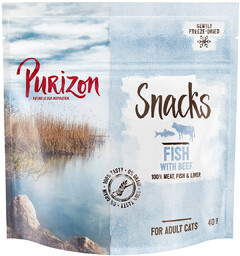 Purizon Snacks, ryba z wołowiną (bez zbóż) -