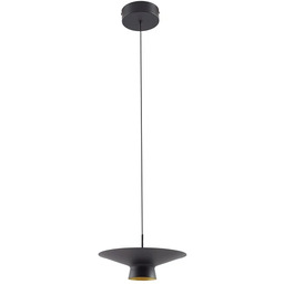 Lindby - Norvind Żyrandol LED 2-punktowy czarny metal
