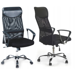 Czarny Fotel młodzieżowy krzesło obrotowe Vire Halmar