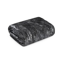 Eurofirany Narzuta dekoracyjna 220x240 Blink 3 czarna srebrna