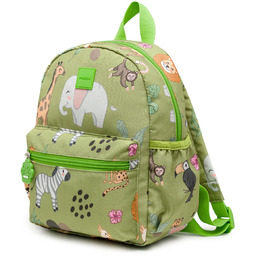 Plecak Dziecięcy Dla Dzieci Przedszkolny Zielony Safari Puccini