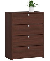 Szafka na buty, schowek, CALMO, 66x36x85 cm, wenge,