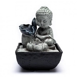 Fontanna dekoracyjna Mały Budda, 14 14 21,5 cm
