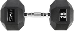 Hantla stalowa gumowana Hex Pro 25 kg -