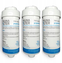 Filtr prysznicowy, zestaw 3 sztuki, filtr do prysznica