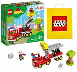 Zestaw Lego Duplo Straż Pożarna Wóz Strażacki Pożar