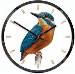 Zegar na ścianę nowoczesny do salonu sypialni cichy