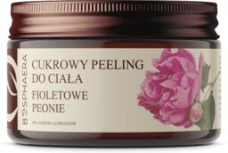 Bosphaera Cukrowy peeling do ciała Fioletowe peonie -