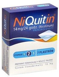 NiQuitin plastry 14 mg 7 sztuk