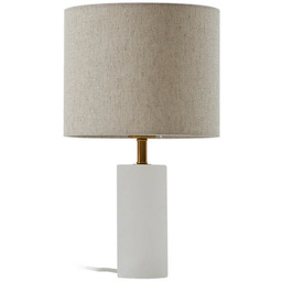 Lindby - Alabaster lampa stołowa Ø 25 cm